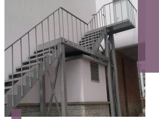 Монтаж пожарных лестниц под ключ в Мурманске с гарантией качества