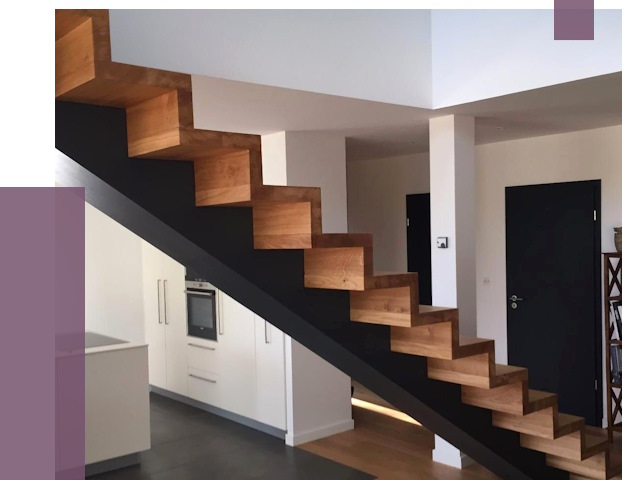 Изготовление деревянных лестниц в Мурманске от 87397 руб. | ПРОЛЁТ-Мрм