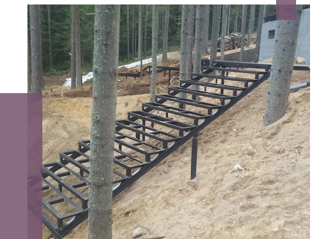 Монтаж металлических лестниц в Мурманске от 13624 руб. 