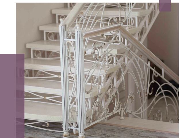 Изготовление кованых лестниц на заказ в Мурманске от 87397 руб. | ПРОЛЁТ-Мрм