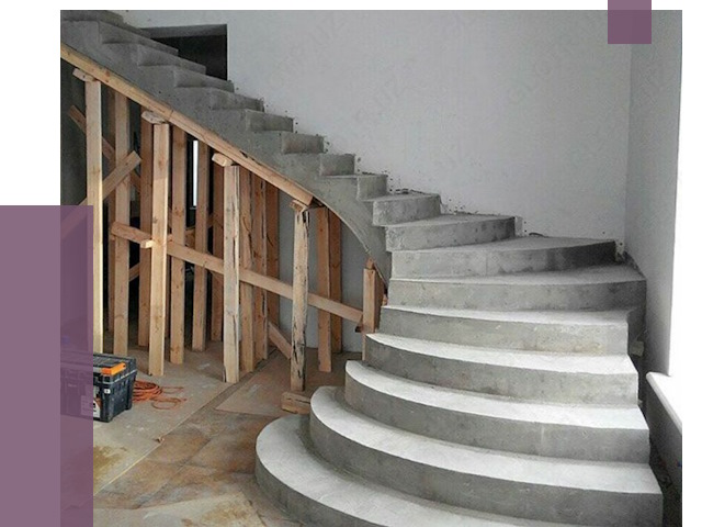 Изготовление бетонных лестниц под ключ в Мурманске от 20050 руб. | ПРОЛЁТ-Мрм
