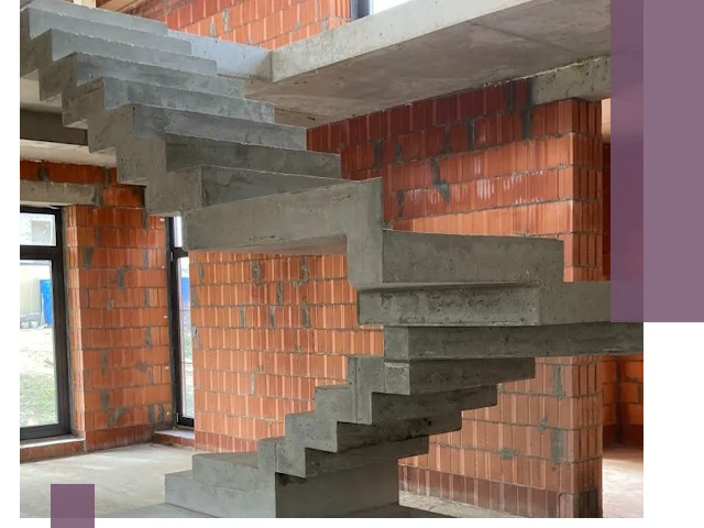 Изготовление бетонных лестниц под ключ в Мурманске