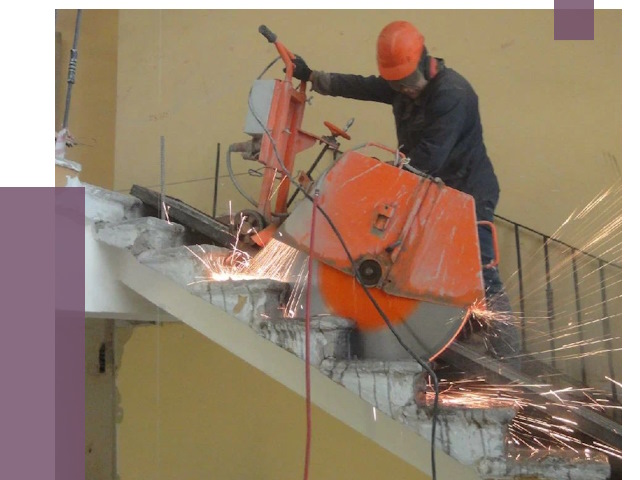 Демонтаж бетонных лестниц в Мурманске от 4627 руб. за м2 | ПРОЛЁТ-Мрм