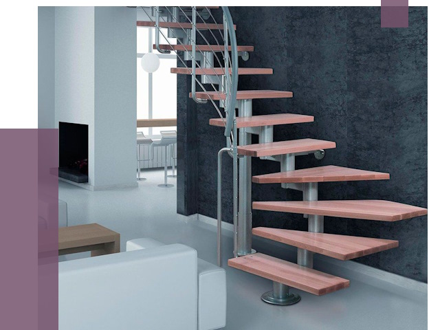 Модульные лестницы в Мурманске от 16965 руб. — купить в ПРОЛЁТ-Мрм