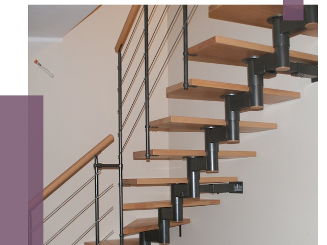 Изготовление модульных лестниц в Мурманске от 11567 руб. 