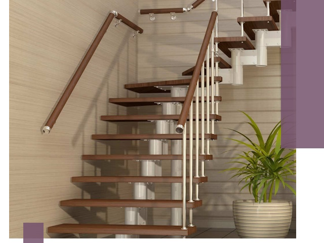 Изготовление модульных лестниц под ключ в Мурманске