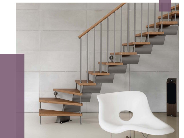 Монтаж модульных лестниц в Мурманске от 6375 руб. 