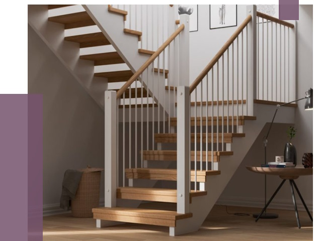 Маршевые лестницы в Мурманске от 38300 руб. — монтаж | ПРОЛЁТ-Мрм