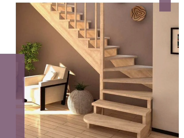 Изготовление Г-образных лестниц в Мурманске от 19022 руб. 