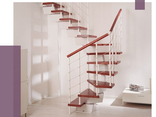 Изготовление лестниц на больцах в Мурманске от 9768 руб. | ПРОЛЁТ-Мрм