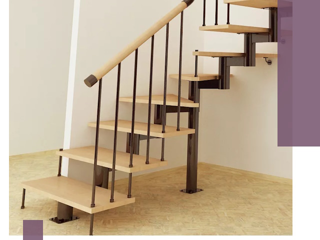 Монтаж лестниц на больцах в Мурманске — быстро и надежно