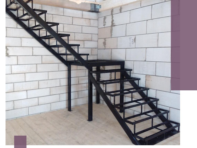 Лестницы на металлокаркасе под ключ в Мурманске — изготовление и монтаж