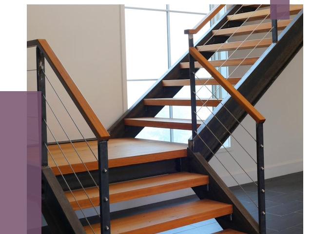 Изготовление лестниц на металлокаркасе в Мурманске от 19022 руб. | ПРОЛЁТ-Мрм