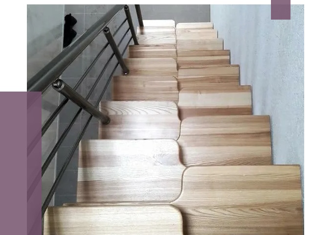 Лестницы гусиный шаг в Мурманске от 13110 руб. под ключ | ПРОЛЁТ-Мрм