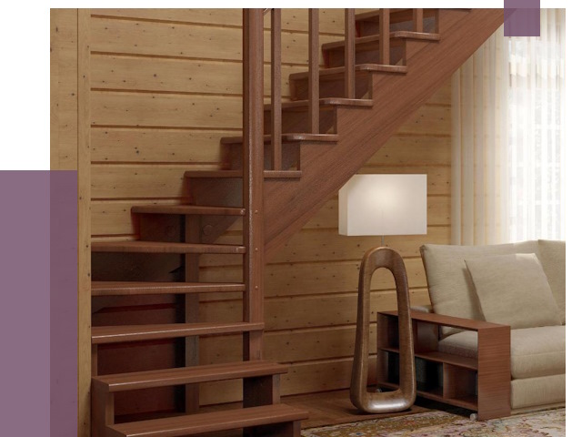 Лестницы эконом класса в Мурманске от 18353 руб. бюджетные решения