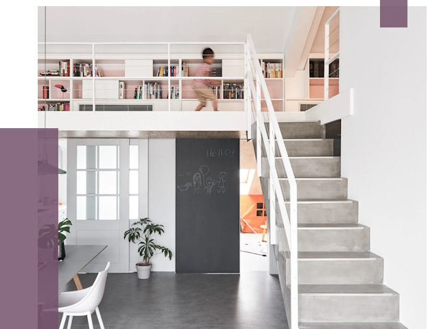 Лестницы для двухуровневой квартиры в Мурманске от 177365 руб. | ПРОЛЁТ-Мрм