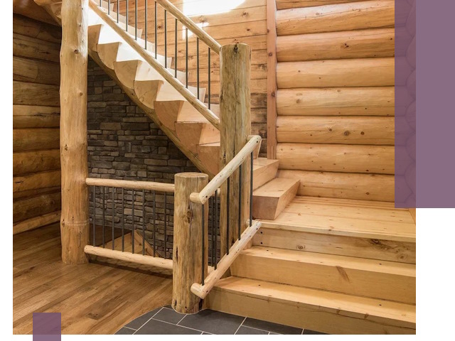 Лестницы в баню под заказ и профессиональный монтаж в Мурманске