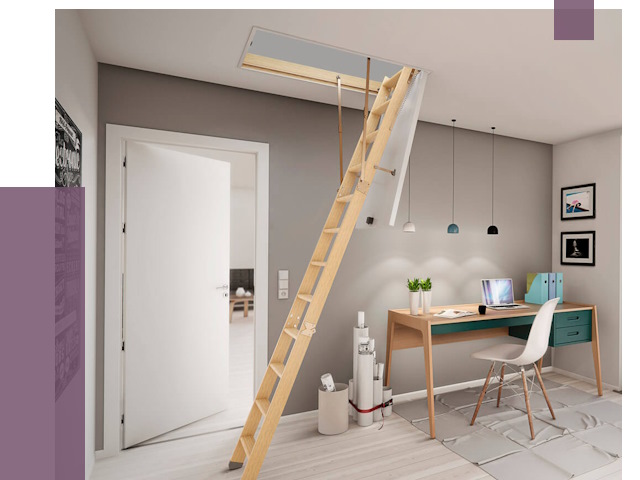 Чердачные лестницы в Мурманске — от 14652 руб. | ПРОЛЁТ-Мрм