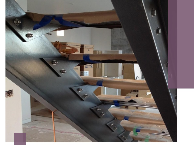 Усиление лестничных конструкций и усиление опор в Мурманске