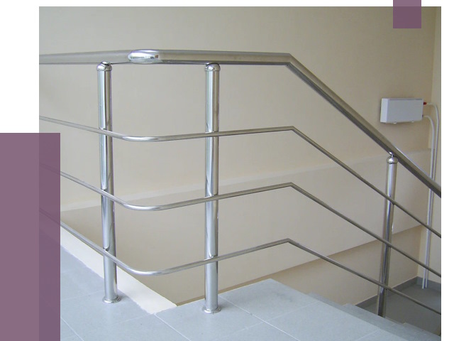 Алюминиевые перила в Мурманске от 6375 руб. под ключ | ПРОЛЁТ-Мрм