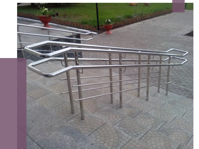 Перила для инвалидов в Мурманске от 7629 руб. под ключ | ПРОЛЁТ-Мрм