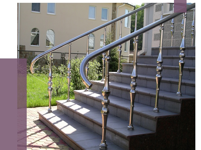 Перила для крыльца в Мурманске от 10796 руб. — монтаж ПРОЛЁТ-Мрм