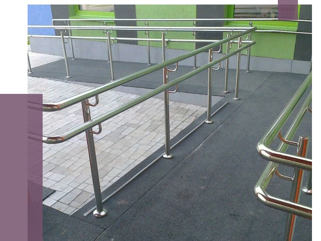 Ограждения пандусов в Мурманске от 4370 руб. монтаж | ПРОЛЁТ-Мрм