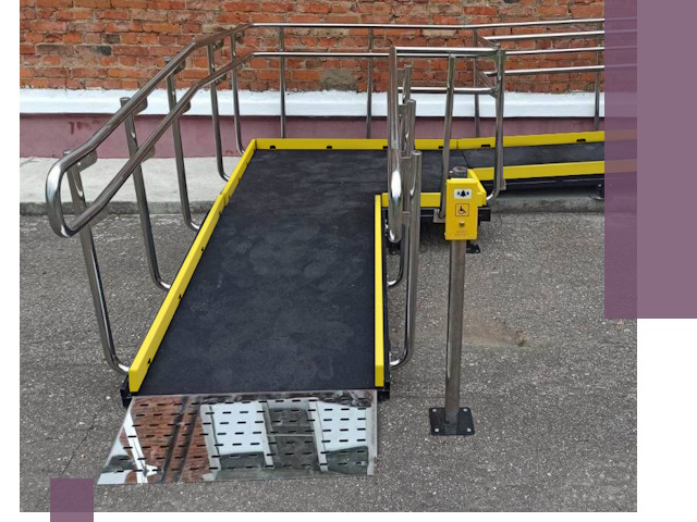 Изготовление наклонных пандусов для инвалидов в Мурманске