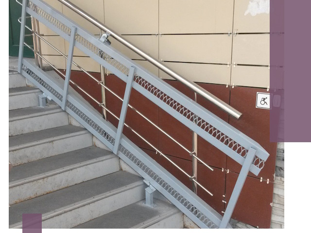 Изготовление откидных пандусов под ключ в Мурманске