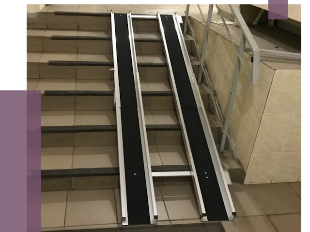 Установка пандуса в подъезд в Мурманске от 8020 руб. под ключ | ПРОЛЁТ-Мрм