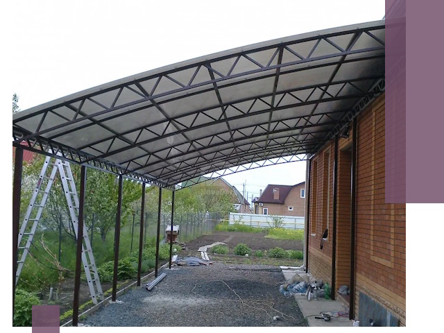 Профессиональный монтаж навесов под ключ в Мурманске