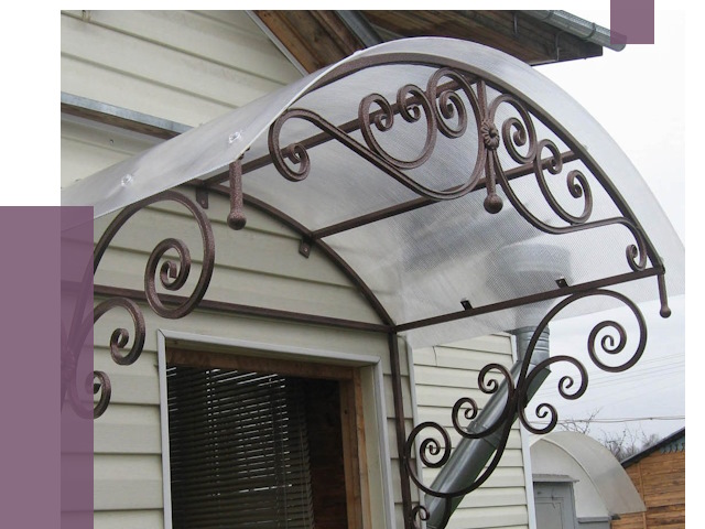 Изготовление козырьков в Мурманске от 7403 руб. — заказать | ПРОЛЁТ-Мрм