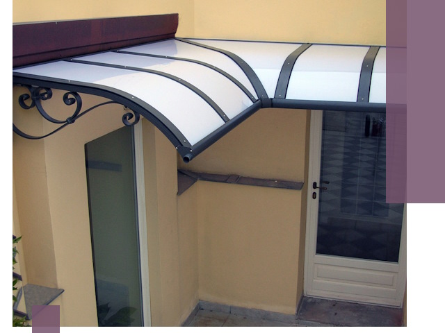 Монтаж козырьков любой сложности в Мурманске под ключ