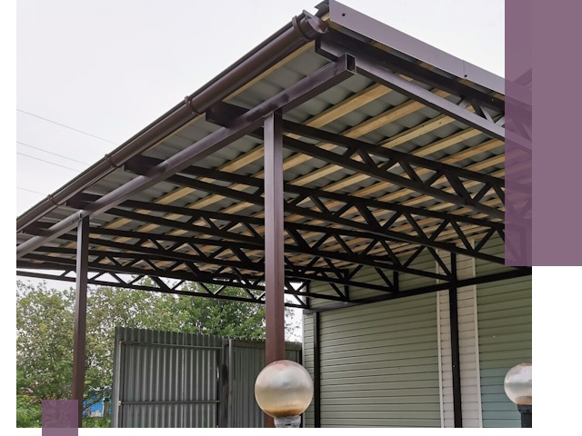 Навесы под ключ в Мурманске: изготовление, монтаж и гарантия