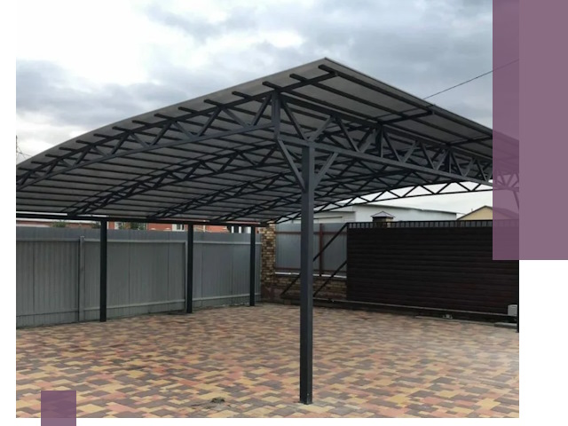 Недорогие навесы под ключ в Мурманске — изготовление и монтаж