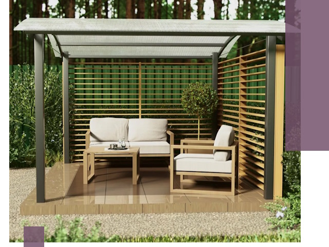 Навесы для дачи в Мурманске: изготовление, монтаж и демонтаж