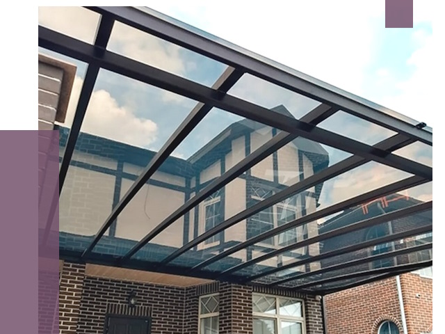 Навесы из поликарбоната в Мурманске от 8657 руб. под ключ — ПРОЛЁТ-Мрм