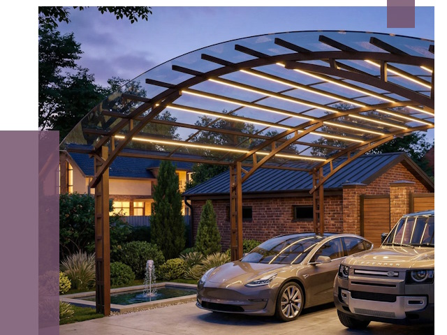 Металлические навесы в Мурманске от 12750 руб. под ключ — ПРОЛЁТ-Мрм