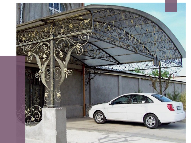 Кованые навесы в Мурманске от 14652 руб. | ПРОЛЁТ-Мрм