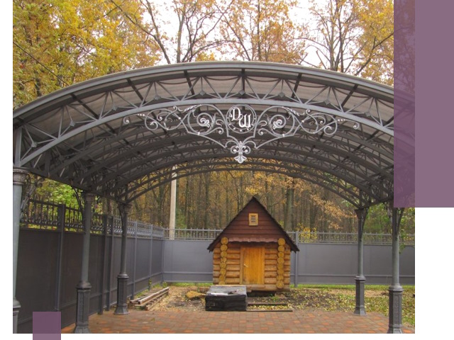 Кованые навесы премиум-класса под заказ в Мурманске