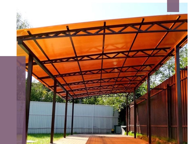 Односкатные навесы под ключ в Мурманске от 13212 руб. 