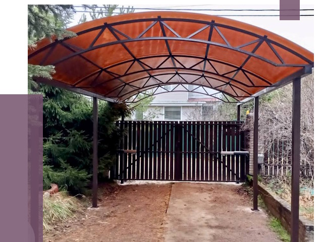 Арочные навесы в Мурманске от 12801 руб. — изготовление и монтаж | ПРОЛЁТ-Мрм