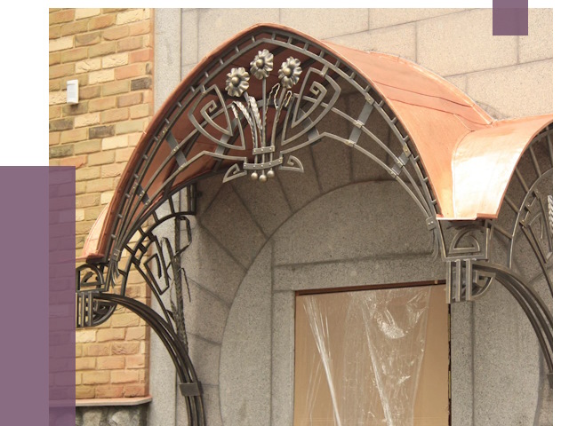 Арочные козырьки в Мурманске от 14652 руб. 