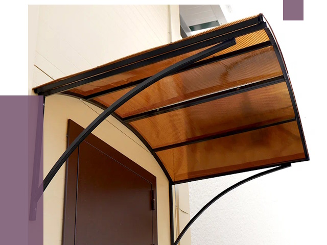 Недорогие козырьки в Мурманске от 7629 руб.  | ПРОЛЁТ-Мрм