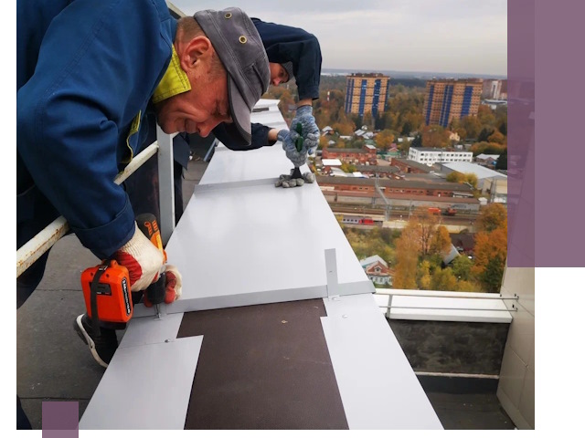 Монтаж парапетов в Мурманске — установка прочных металлических ограждений