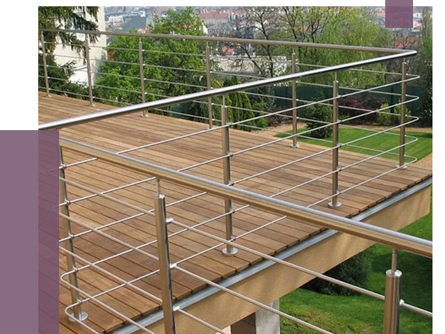 Алюминиевые парапеты в Мурманске под ключ от 7814 руб. 