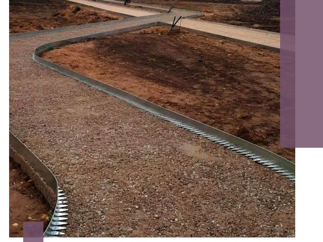 Металлические бордюры под ключ в Мурманске — изготовление и монтаж