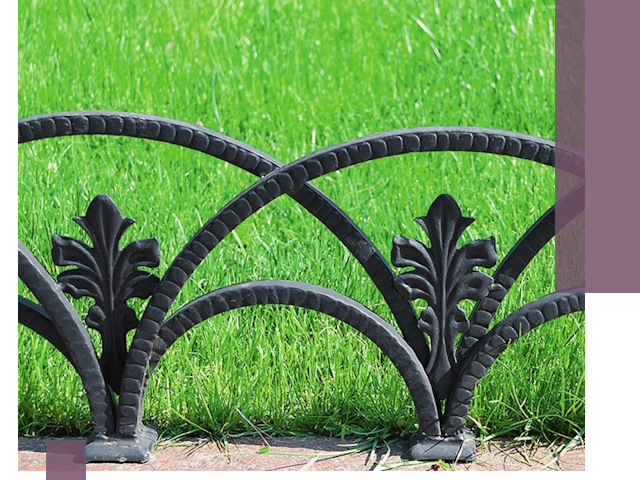 Декоративные металлические бордюры под ключ в Мурманске