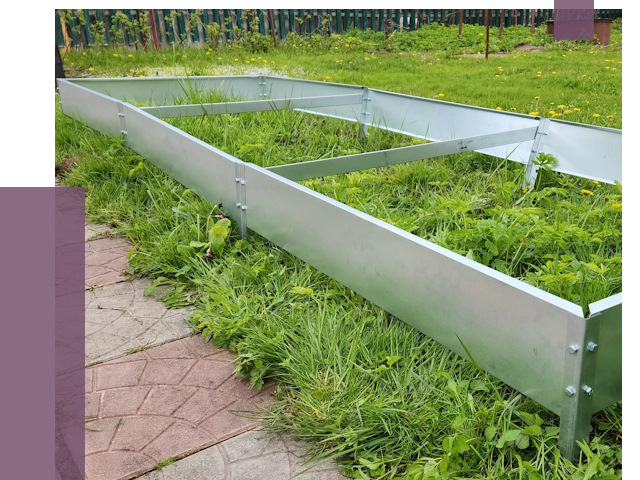Металлические бордюры для грядок в Мурманске от 1799 руб.