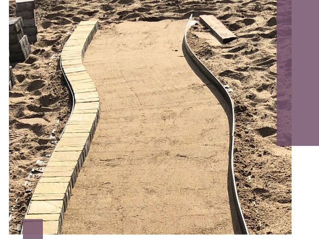 Металлические бордюры для тротуаров в Мурманске — прочные и долговечные